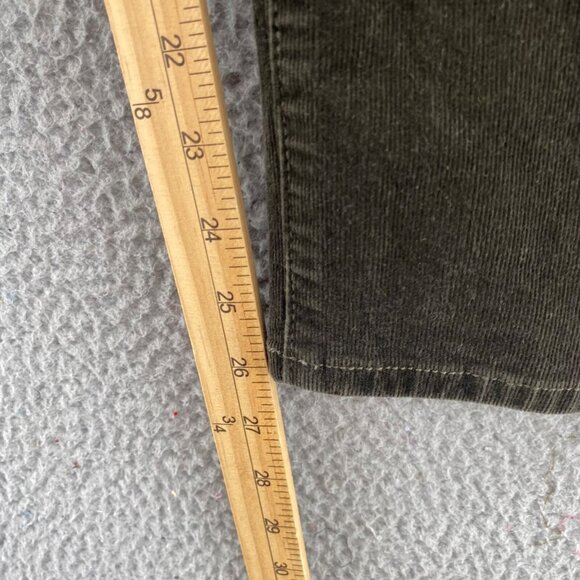 Talbots Pants Womens 10 Petite Curvy Brown Corduroy Straight Leg Stretch Casual - Picture 10 of 12